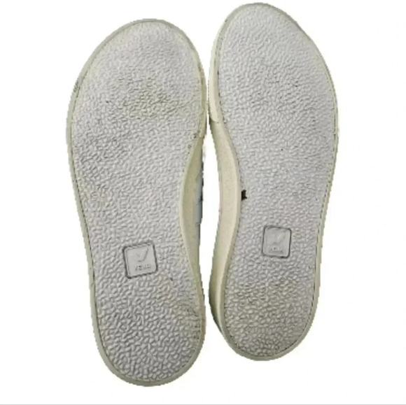 Veja Womens Esplar Sneaker Extra White & Menthol Sustainable Minimalist Shoe 6 - Picture 6 of 16
